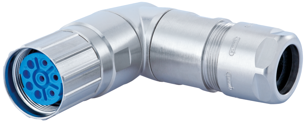 M23 Puissance Connecteur de câble à angle droit, M23, Circular Connector, Connector, Power