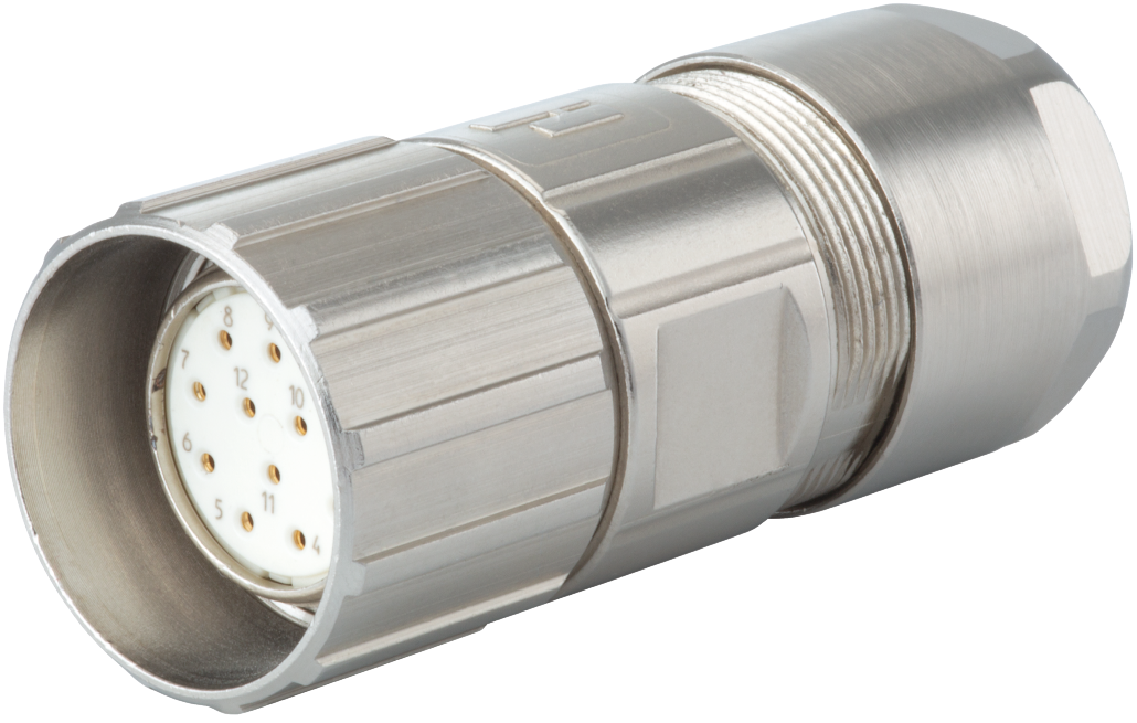 M23 Signal cable connector, Signal, M23, Circular Connector, Connector