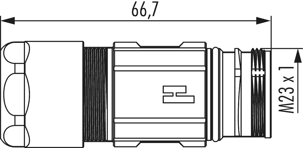 M23 Signal Connecteur de couplage, Signal, M23, Circular Connector, Connector