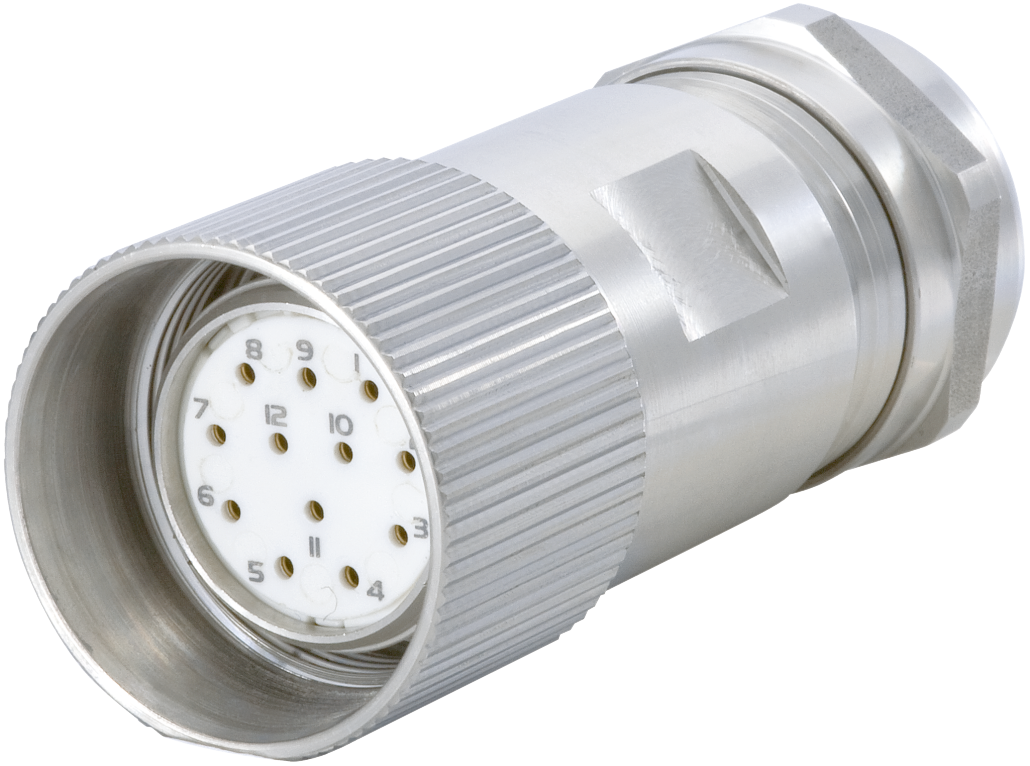 M23 Signal INOX cable connector