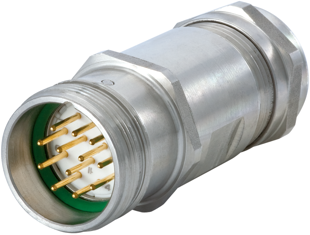 M23 Signal INOX Connecteur de couplage, Circular Connector, Connector