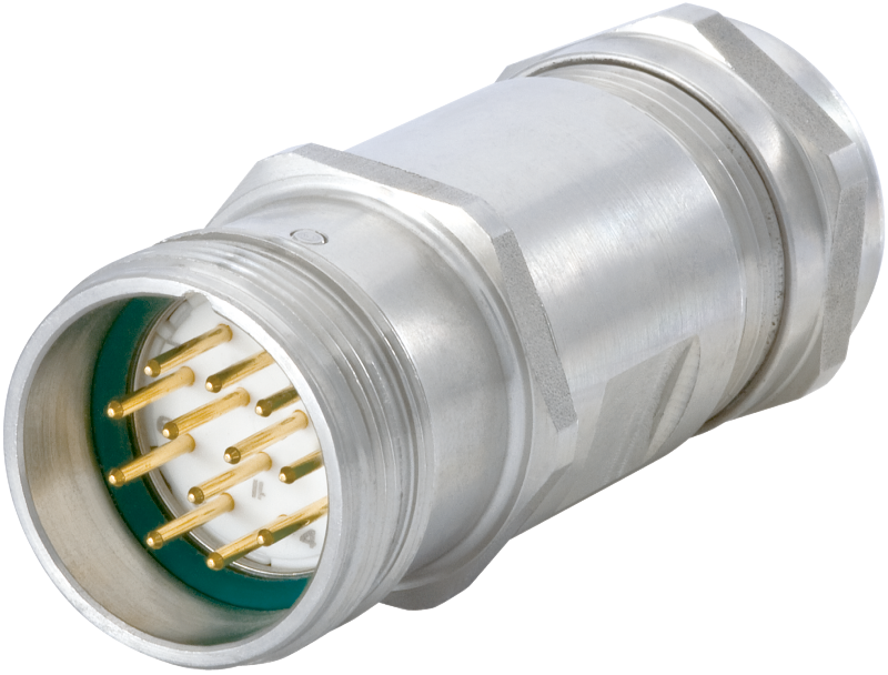 M23 Signal INOX Connecteur de couplage, Circular Connector, Connector