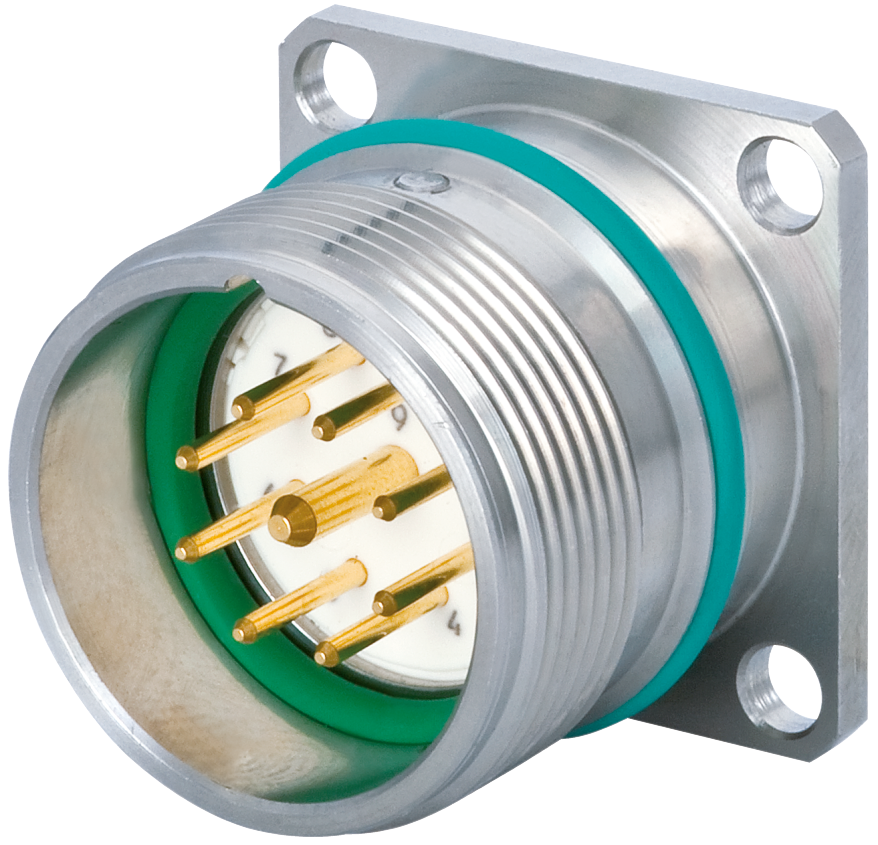 M23 Signal INOX Gerätesteckverbinder, Rundsteckverbinder, Steckverbinder