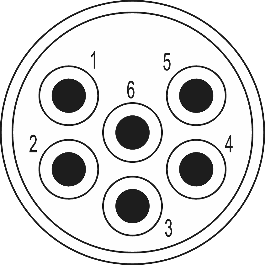 M23 Signal Kontakteinsätze – 6-polig, Rundsteckverbinder, Steckverbinder, M23, Signal