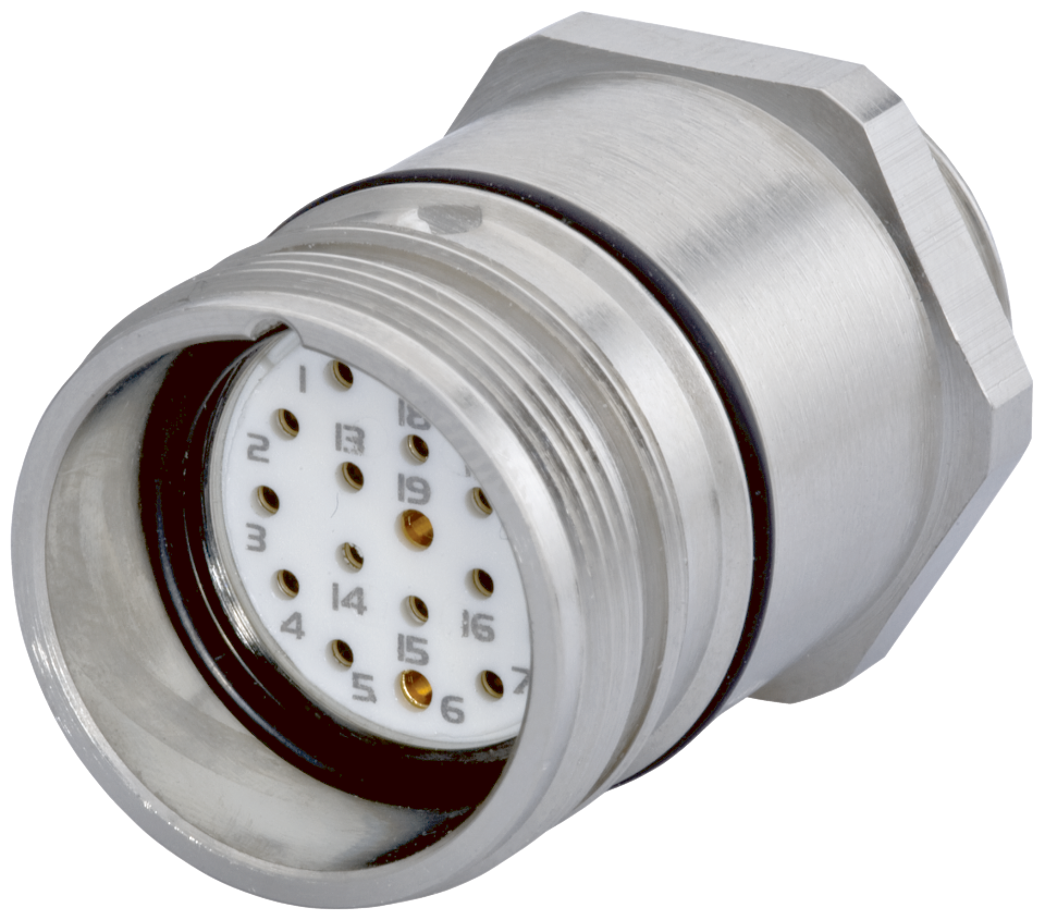 M23 Signal panel connector