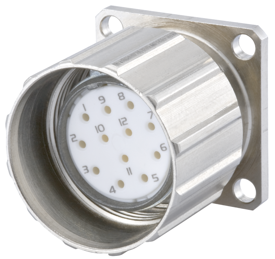 M23 Signal panel connector