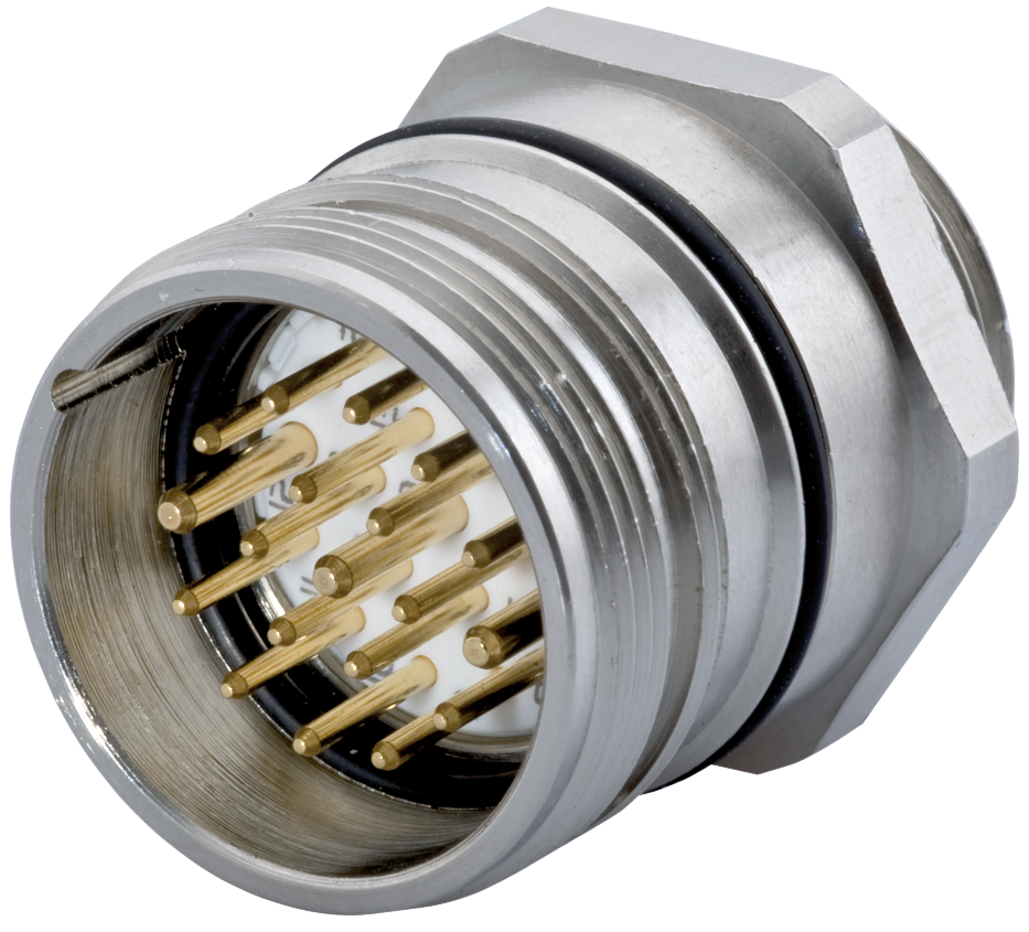 M23 Signal panel connector, Signal, M23, Circular Connector, Connector