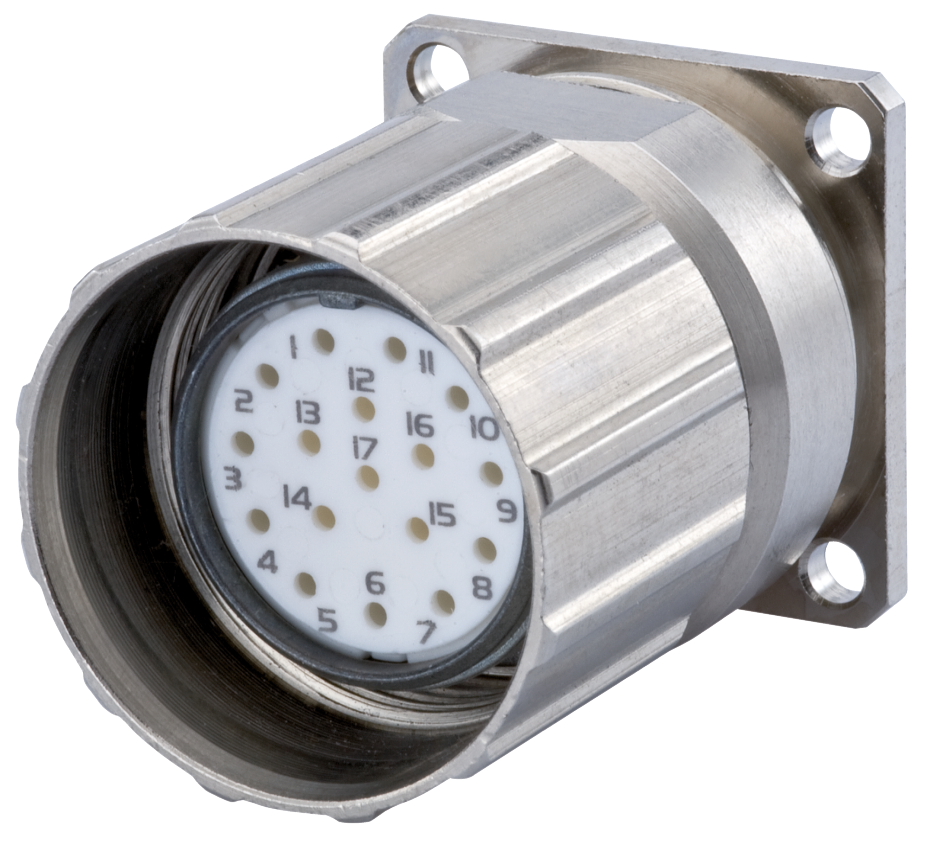 M23 Signal panel connector, Signal, M23, Circular Connector, Connector