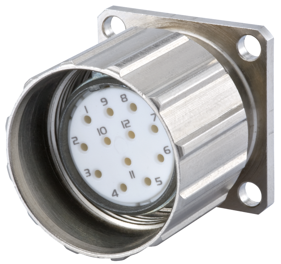 M23 Signal panel connector, Signal, M23, Circular Connector, Connector