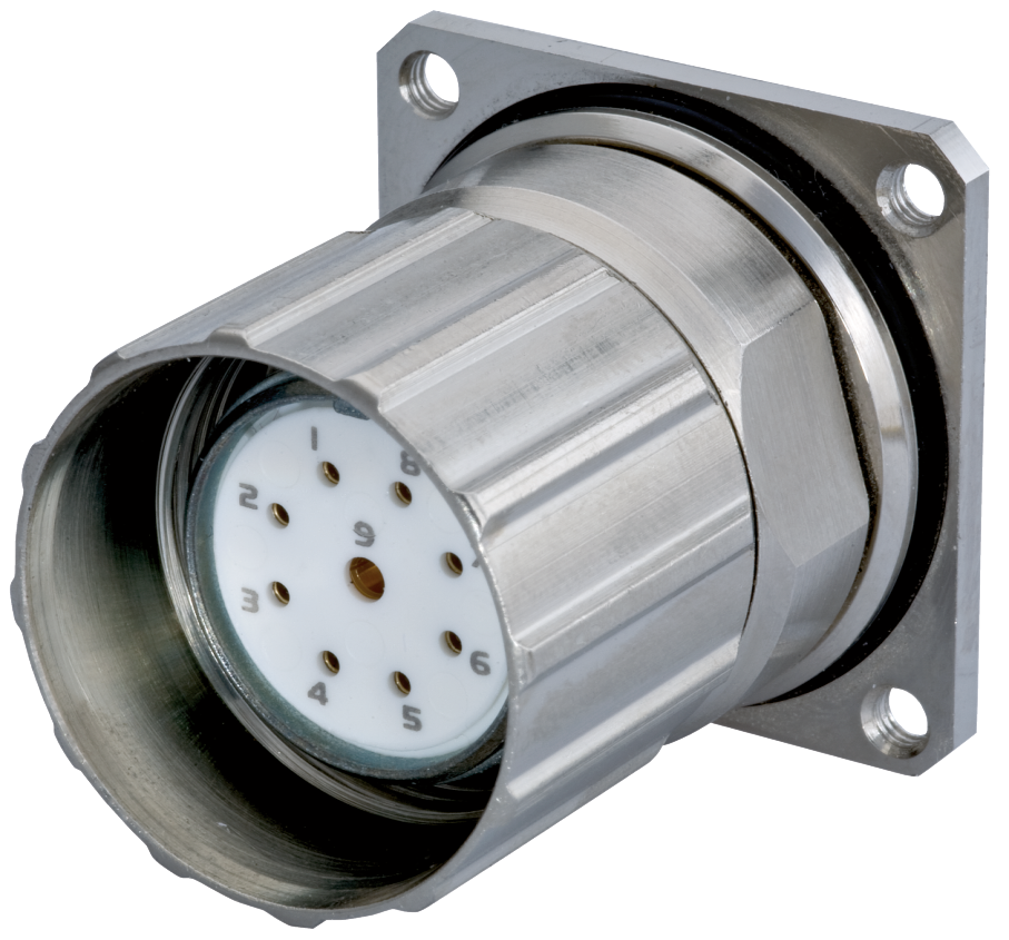 M23 Signal panel connector, Signal, M23, Circular Connector, Connector