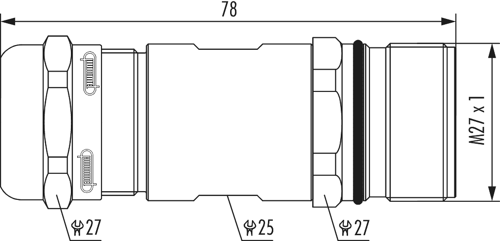 M27 Signal coupler connector, Circular Connector, Connector