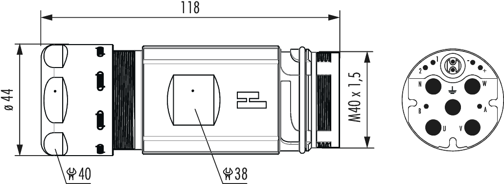 M40 Hybrid Connecteur de couplage