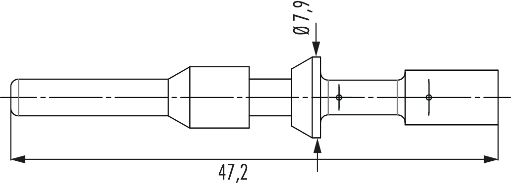 M40 Hybrid Contacts, Circular Connector, Connector, M40, Hybrid
