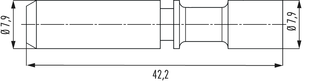 M40 Power contacts, Circular Connector, Connector, M40, Power