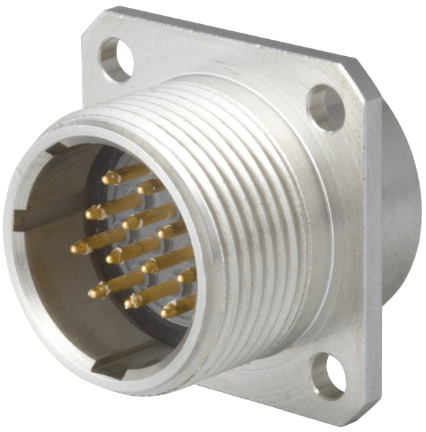 Marine Connecteur d'appareil avec bride, Circular Connector, Connector