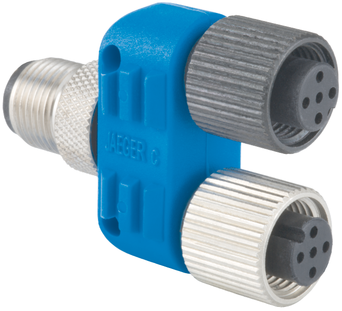 Metric Connector Séries M12 T connecteur