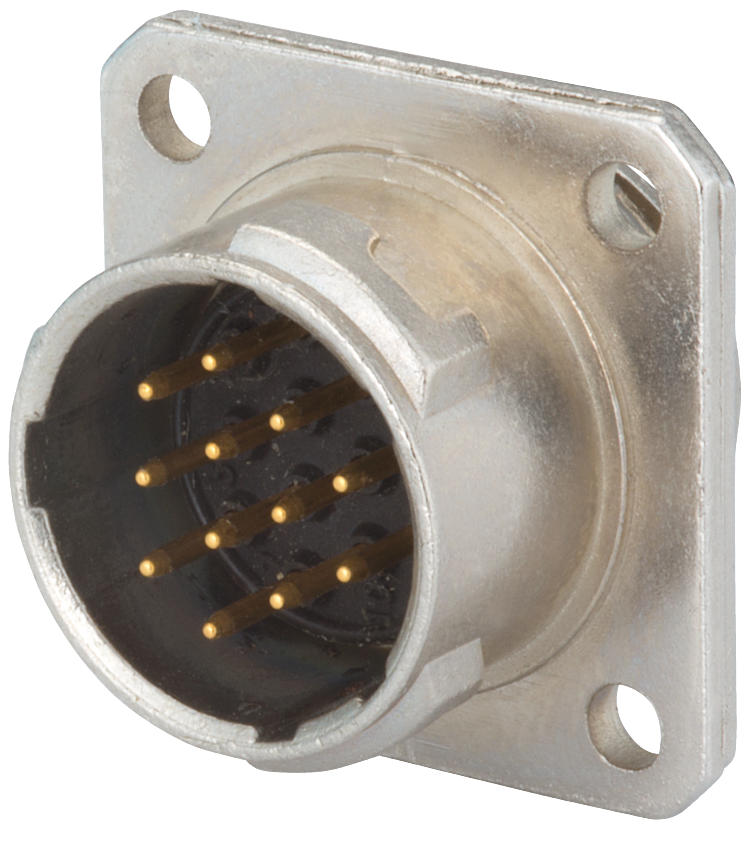 Miniatur Connecteur d'appareil avec bride