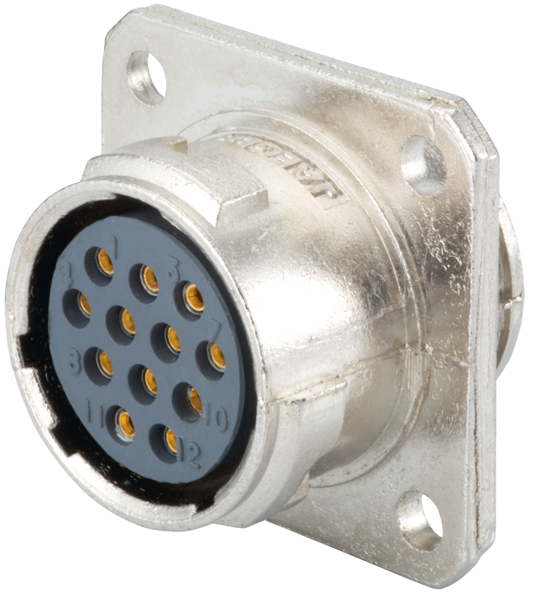 Miniatur Connecteur d'appareil avec bride