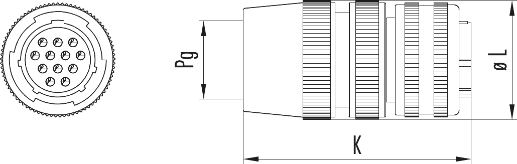 Miniatur Waterproof Connecteur de câble
