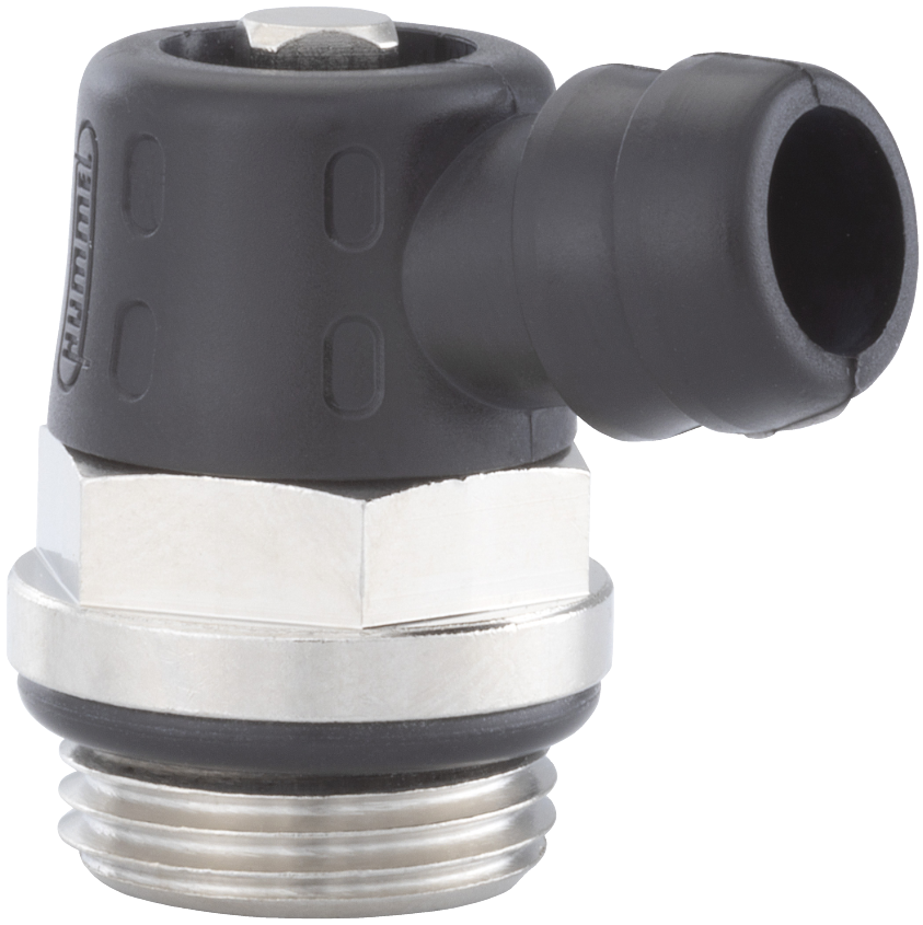 Outflow valve turnable with key control