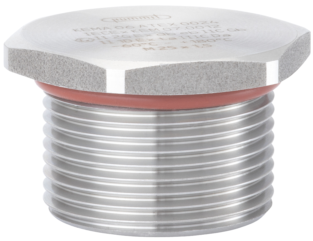 Plug V-INOX-Ex d with Plug, Cable Gland