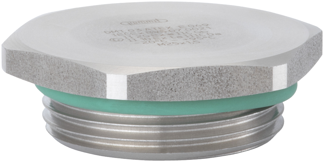 Plug V-INOX-Ex with o-ring, Cable Gland