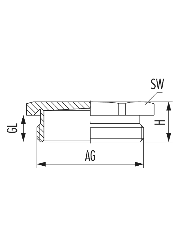 Plug V-NE-Ms, Cable Gland