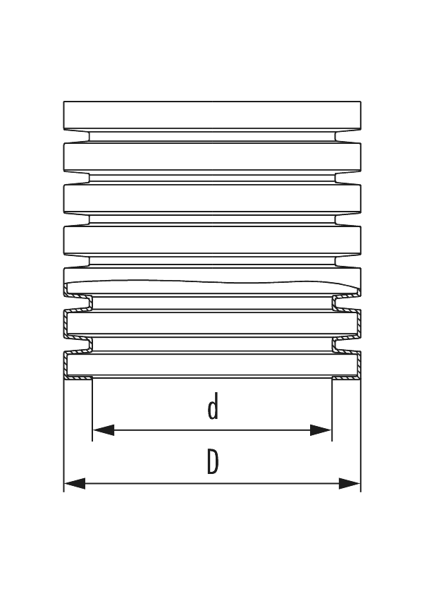 Polyamid-Schlauch, Kabelverschraubung