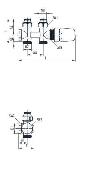 Quadro valve terminal block