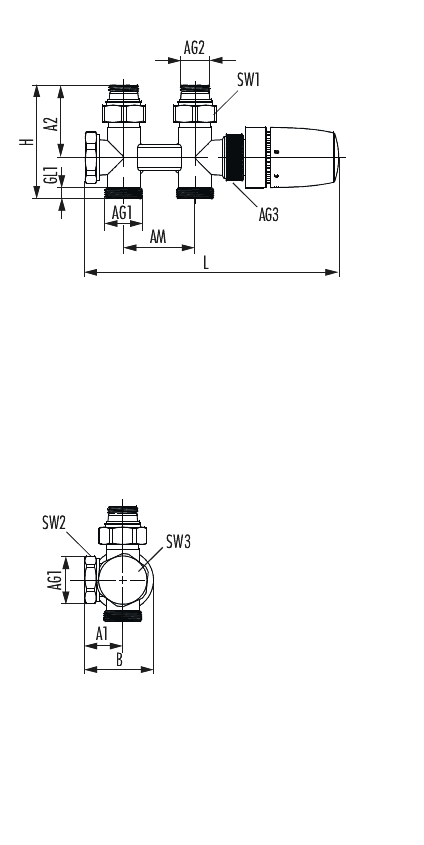 Quadro valve terminal block