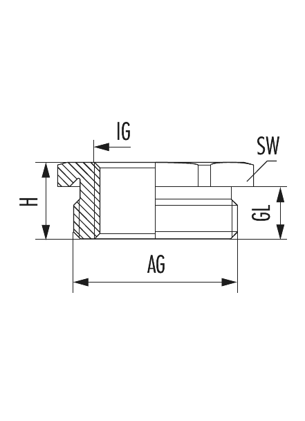 ﻿Réduction RS-INOX, Cable Gland
