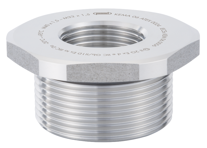﻿Réduction RSD-INOX-Ex d avec joint torique, Cable Gland
