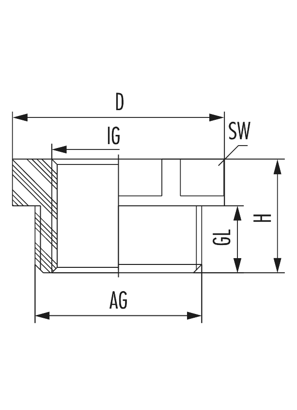 Reducer R-FS, Cable Gland