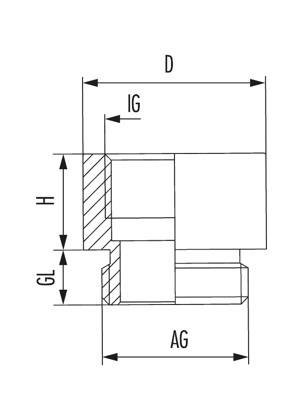 Reducer RE-Ms, Cable Gland