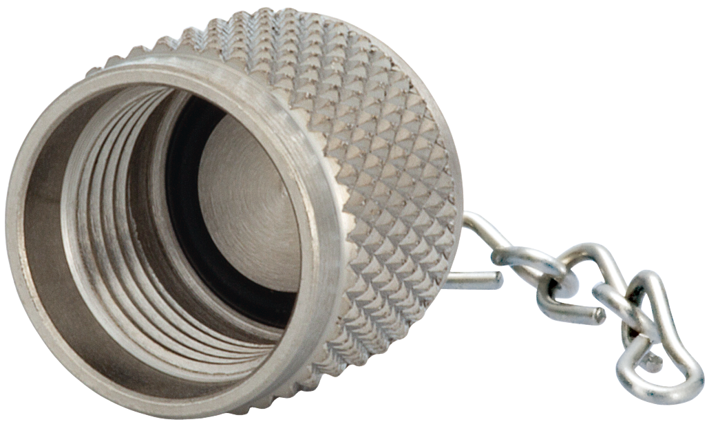 Schutzkappe mit Kette, Rundsteckverbinder, Steckverbinder, M12, Leistung