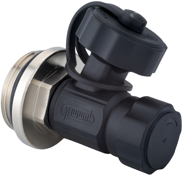 SFE valve with handwheel control black