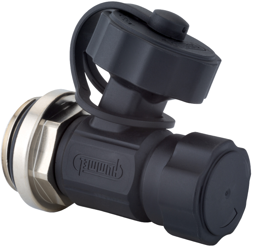 SFE valve with handwheel control black