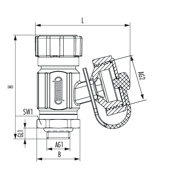 SFE valve with handwheel control