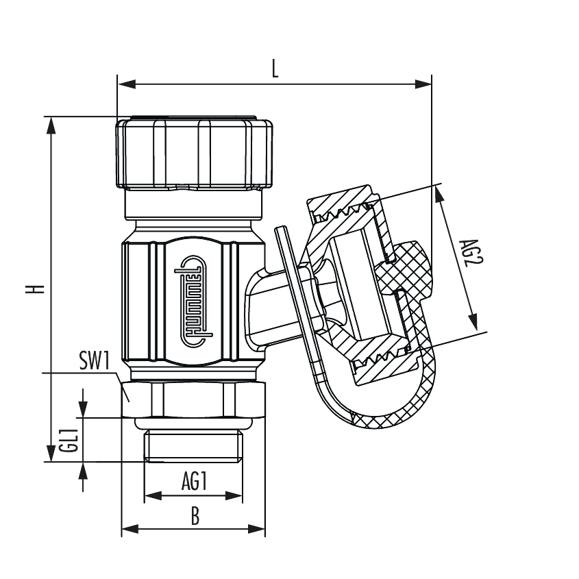 SFE valve with handwheel control