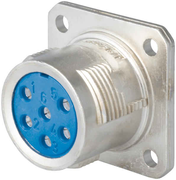 Standard Connecteur d'appareil avec bride, Circular Connector, Connector