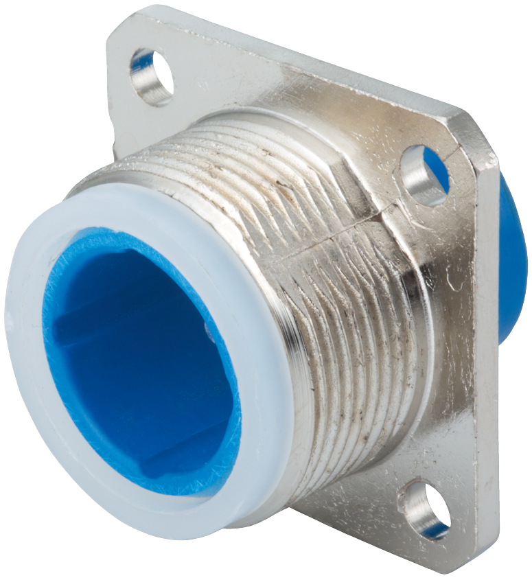 Standard haute tension connecteur d'appareil avec bride