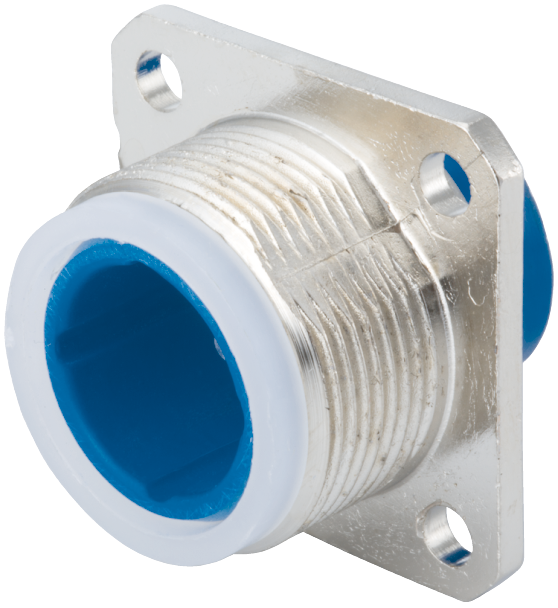 Standard haute tension connecteur d'appareil avec bride, Circular Connector, Connector