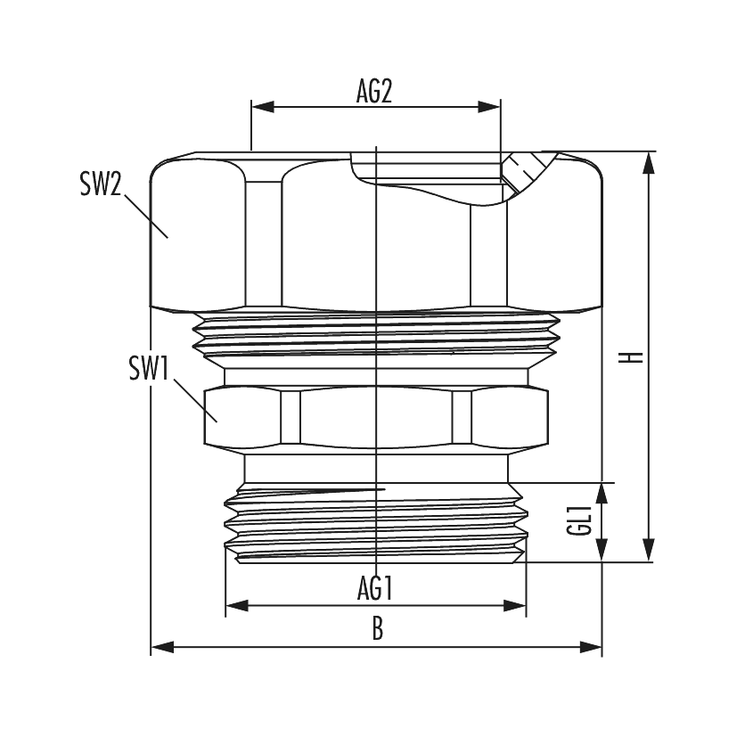 Steel pipe adapter case