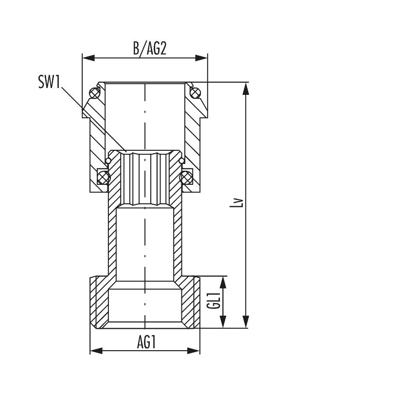 Telescopic connection