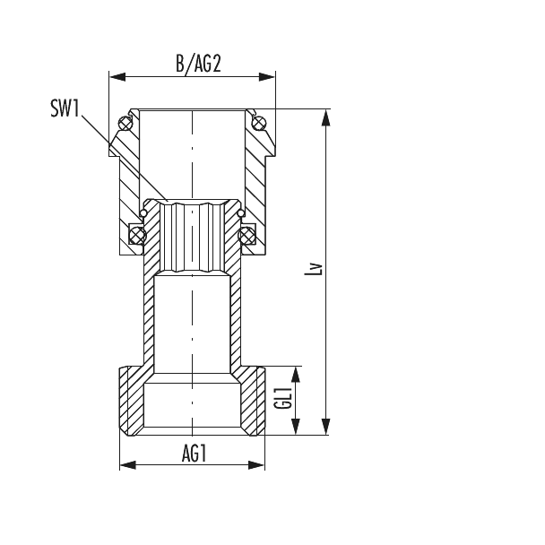 Telescopic connection