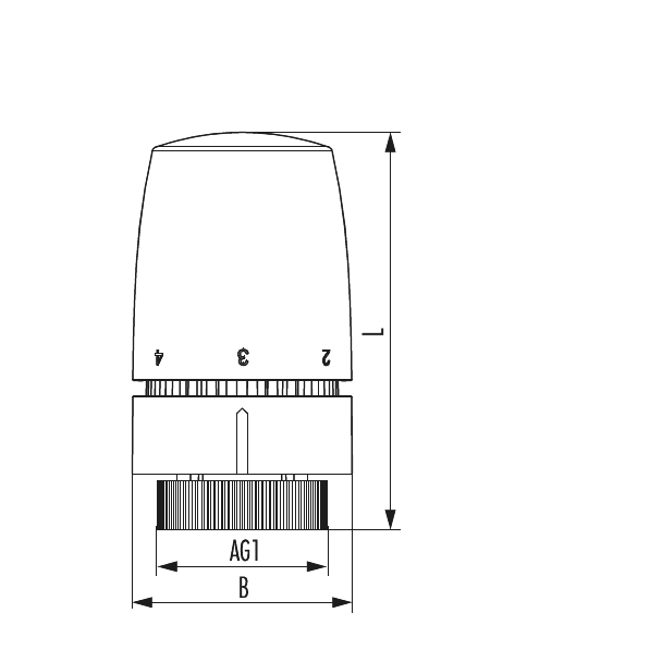 Thermostatkopf M30 x 1,5