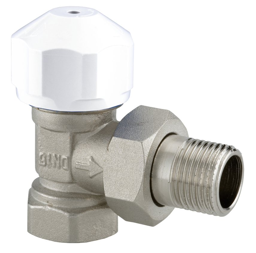 Thermostatventil Eckform voreinstellbar