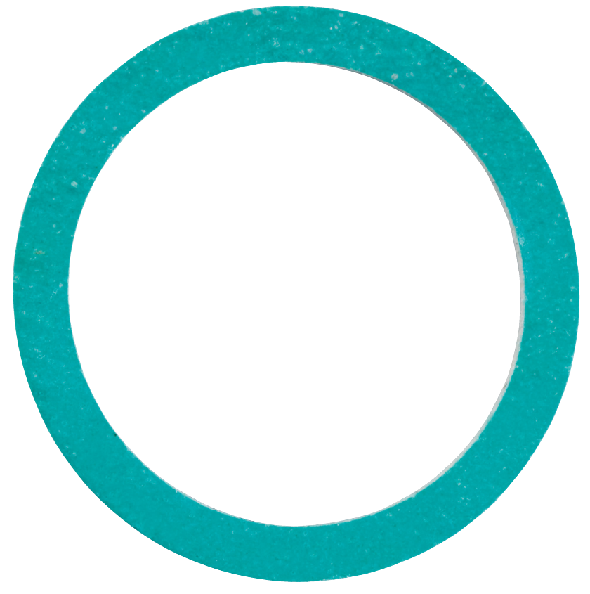 Thread seal ring made of fibre composite material