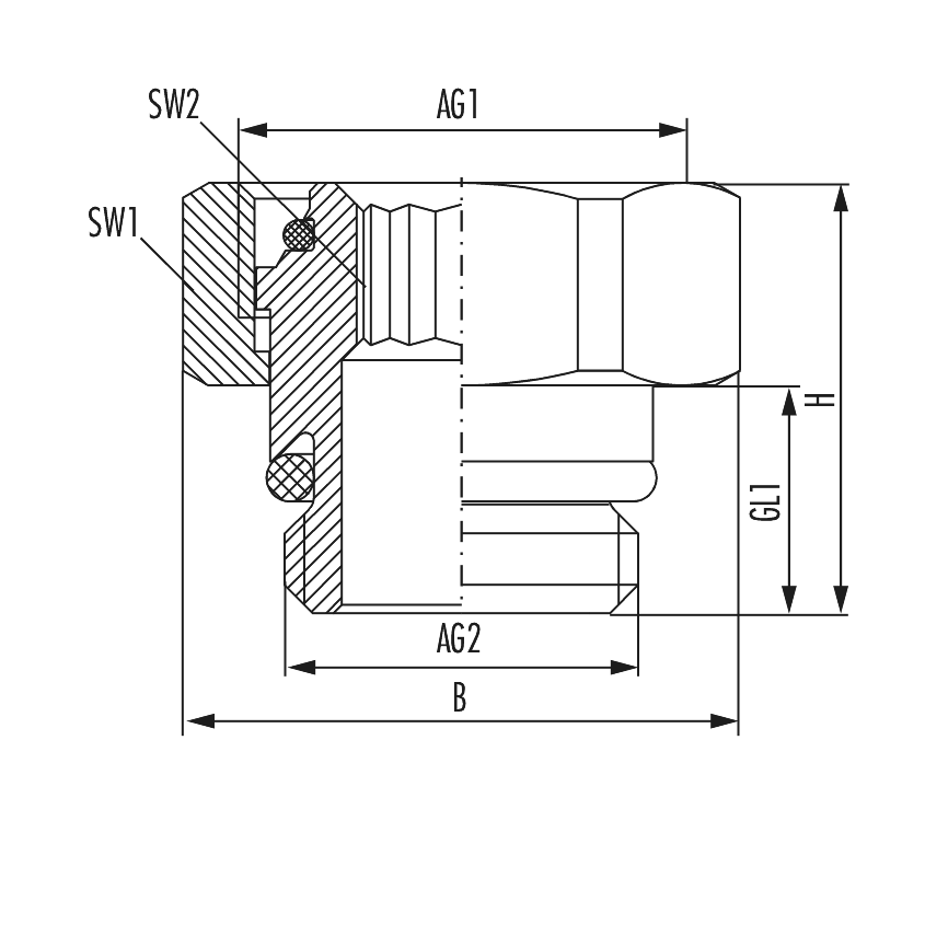 Threaded joint connector