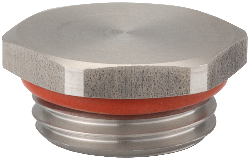 Verschluss V-INOX-VMQ mit O-Ring, Kabelverschraubung